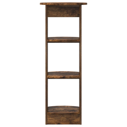 vidaXL Side Cabinet Smoked Oak 40 x 40 x 100 cm Engineered Wood