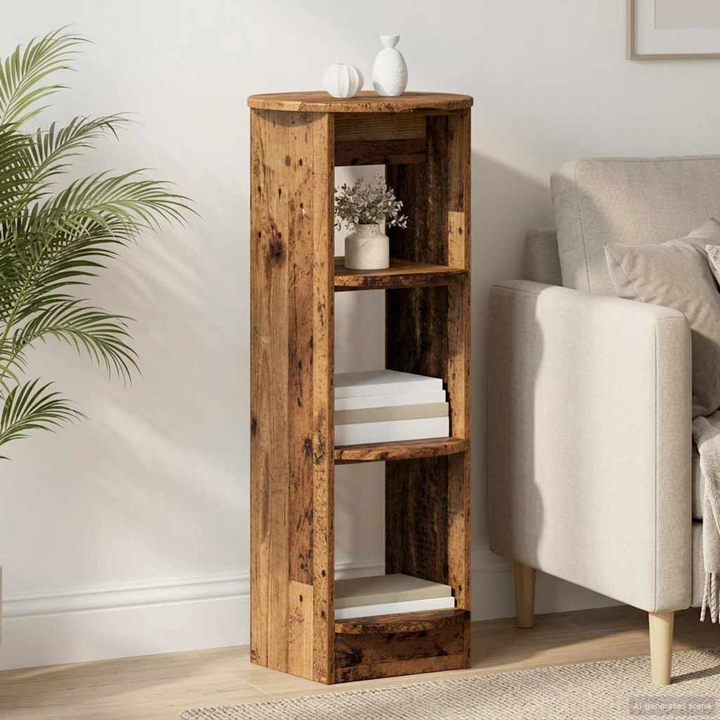 vidaXL Side Cabinet Old Wood 40 x 40 x 100 cm Engineered Wood