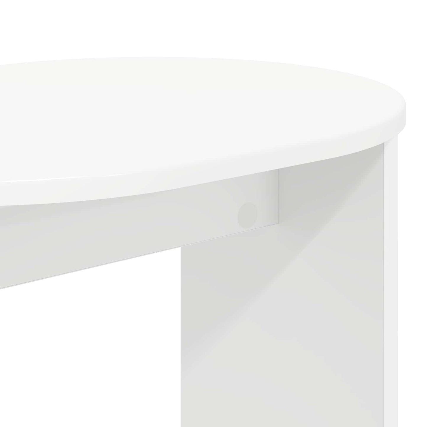 vidaXL Side Table White 50 x 39,5 x 55 cm Engineered Wood