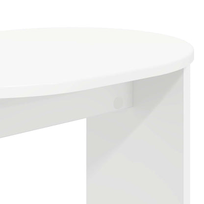 vidaXL Side Table White 50 x 39,5 x 55 cm Engineered Wood
