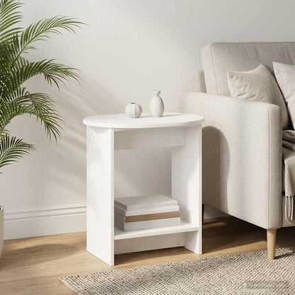 vidaXL Side Table White 50 x 39,5 x 55 cm Engineered Wood
