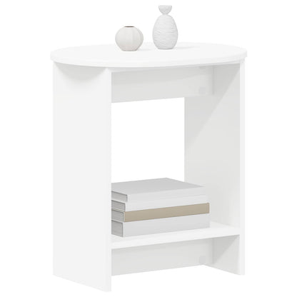 vidaXL Side Table White 50 x 39,5 x 55 cm Engineered Wood