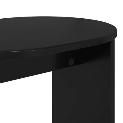 vidaXL Side Table Black 50 x 39,5 x 55 cm Engineered Wood