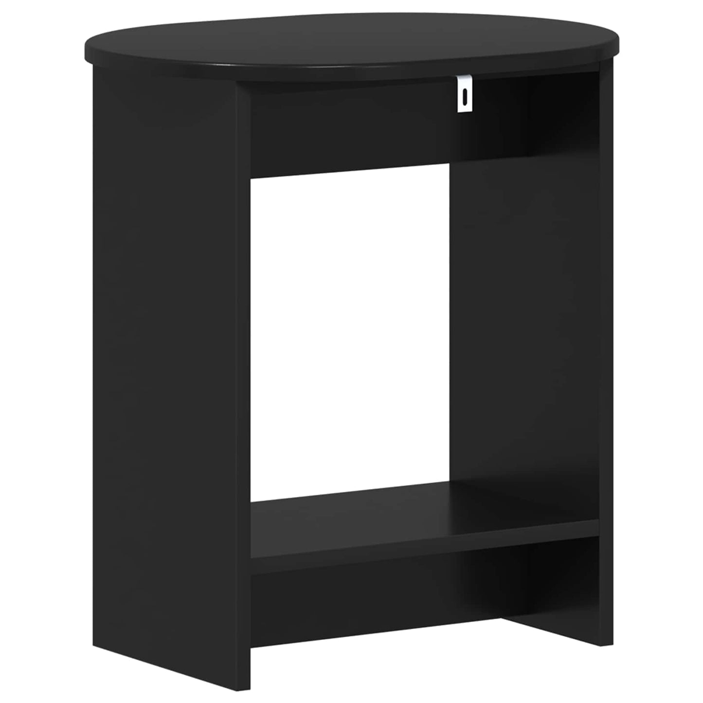 vidaXL Side Table Black 50 x 39,5 x 55 cm Engineered Wood