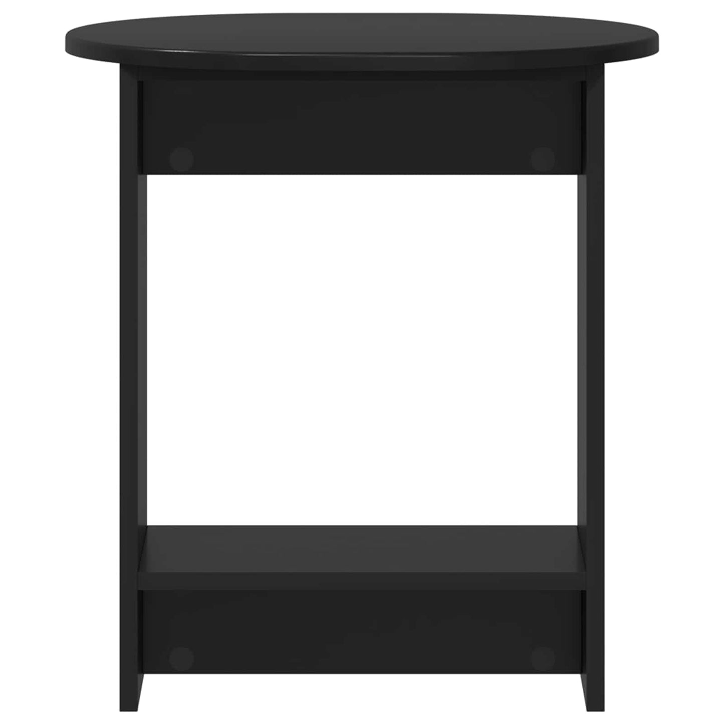 vidaXL Side Table Black 50 x 39,5 x 55 cm Engineered Wood