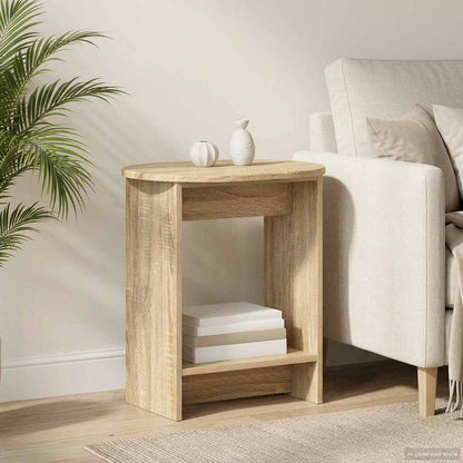 vidaXL Side Table Sonoma Oak 50 x 39,5 x 55 cm Engineered Wood