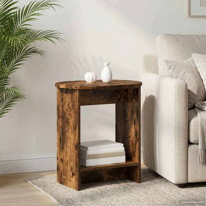 vidaXL Side Table Smoked Oak 50 x 39,5 x 55 cm Engineered Wood