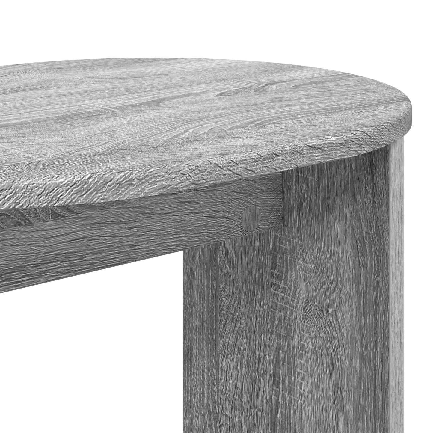 vidaXL Side Table Grey Sonoma 50 x 39,5 x 55 cm Engineered Wood