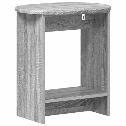 vidaXL Side Table Grey Sonoma 50 x 39,5 x 55 cm Engineered Wood