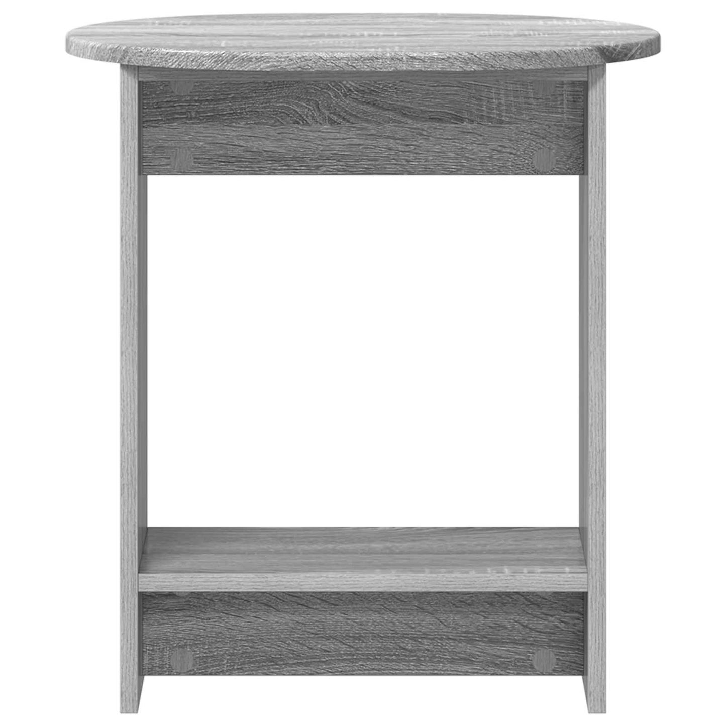 vidaXL Side Table Grey Sonoma 50 x 39,5 x 55 cm Engineered Wood