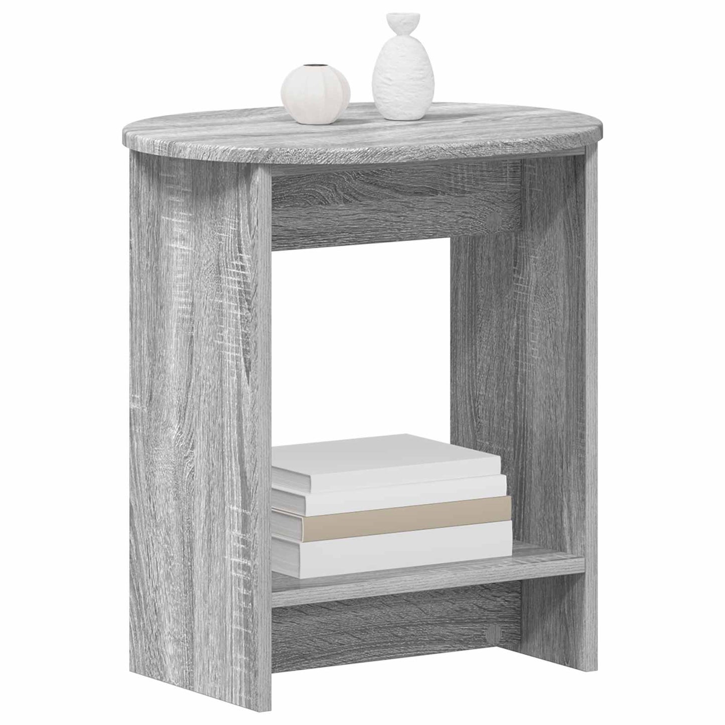 vidaXL Side Table Grey Sonoma 50 x 39,5 x 55 cm Engineered Wood