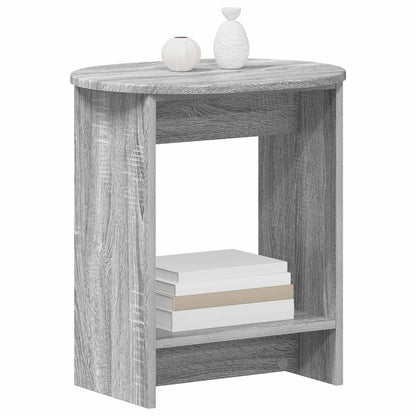 vidaXL Side Table Grey Sonoma 50 x 39,5 x 55 cm Engineered Wood