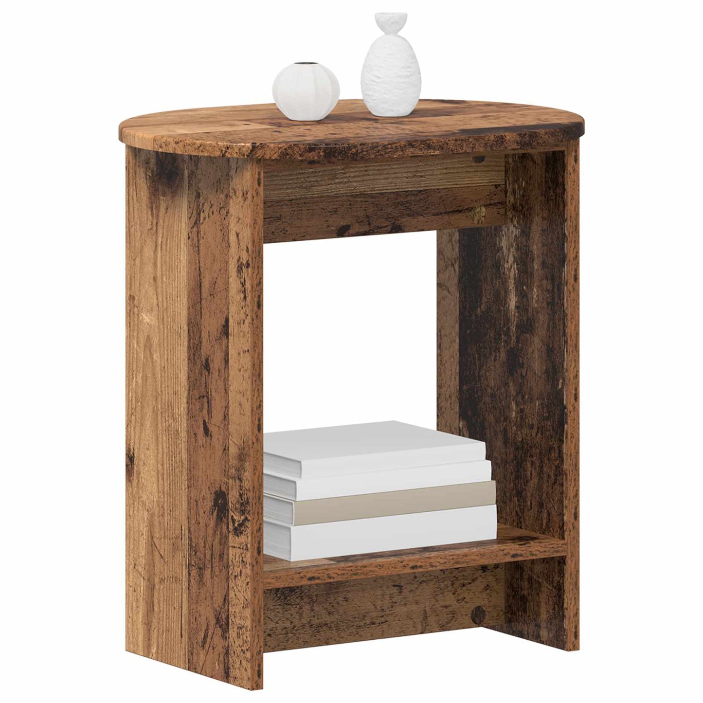 vidaXL Side Table Old Wood 50 x 39,5 x 55 cm Engineered Wood