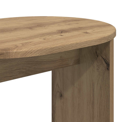 vidaXL Side Table Artisan Oak 50 x 39,5 x 55 cm Engineered Wood