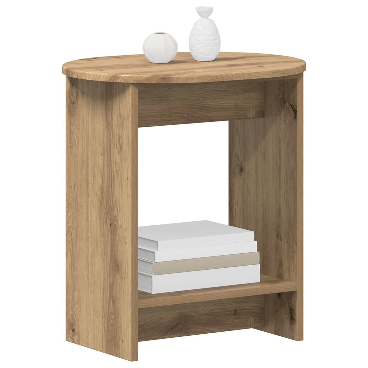 vidaXL Side Table Artisan Oak 50 x 39,5 x 55 cm Engineered Wood
