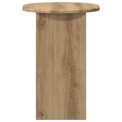 vidaXL Side Table Artisan Oak 50 x 39,5 x 55 cm Engineered Wood