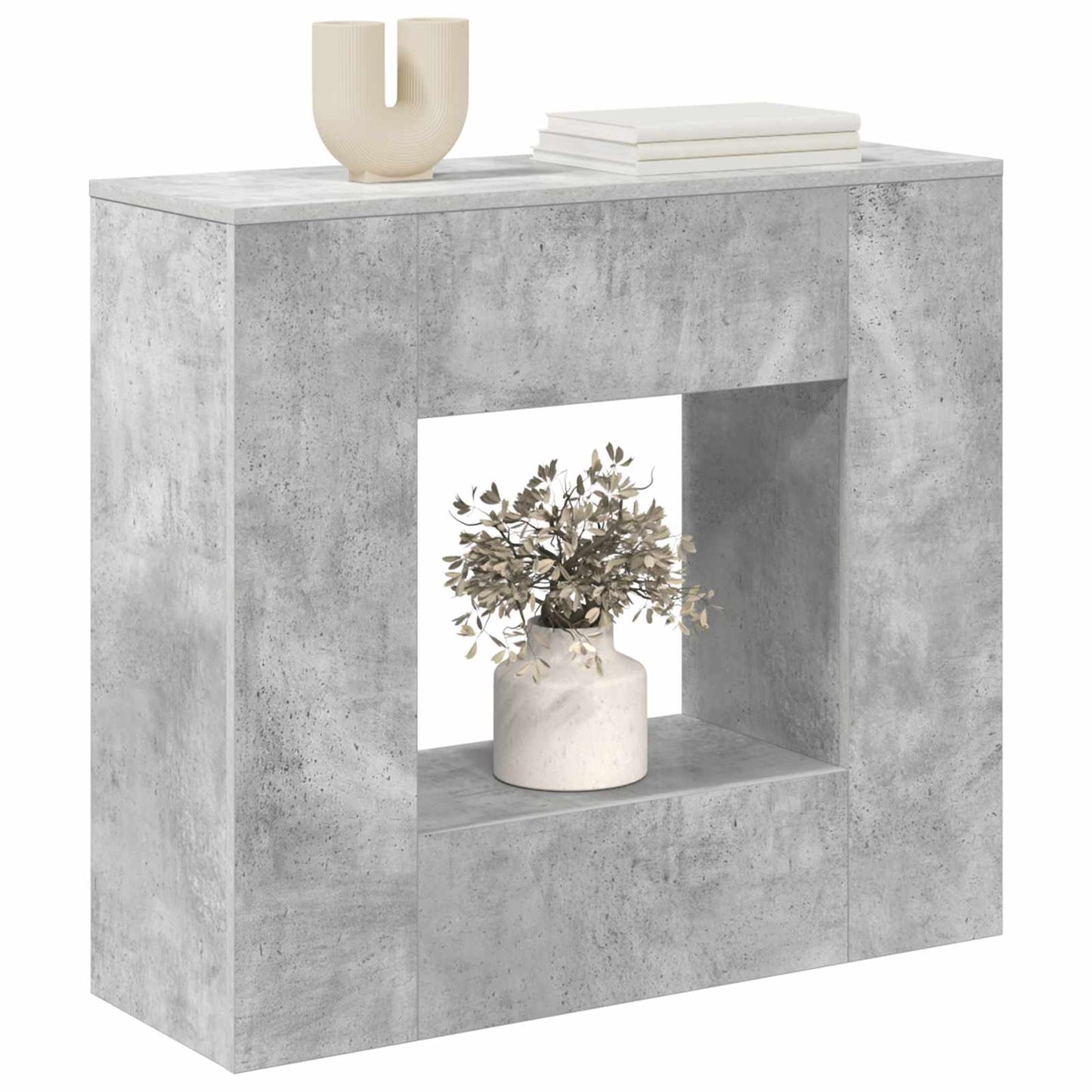 vidaXL Concrete Grey 82 x 29 x 74 cm