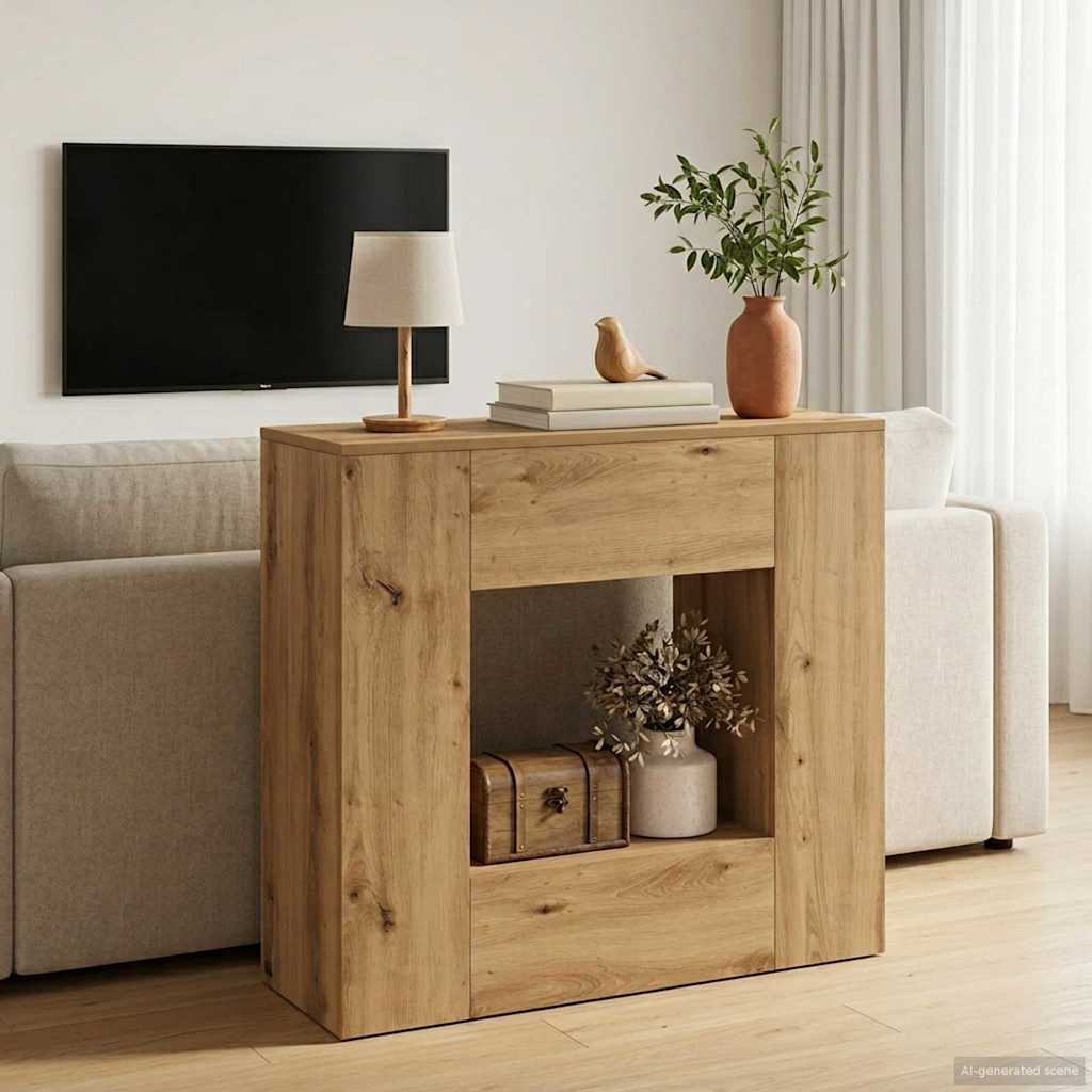 vidaXL Artisan Oak 82 x 29 x 74 cm