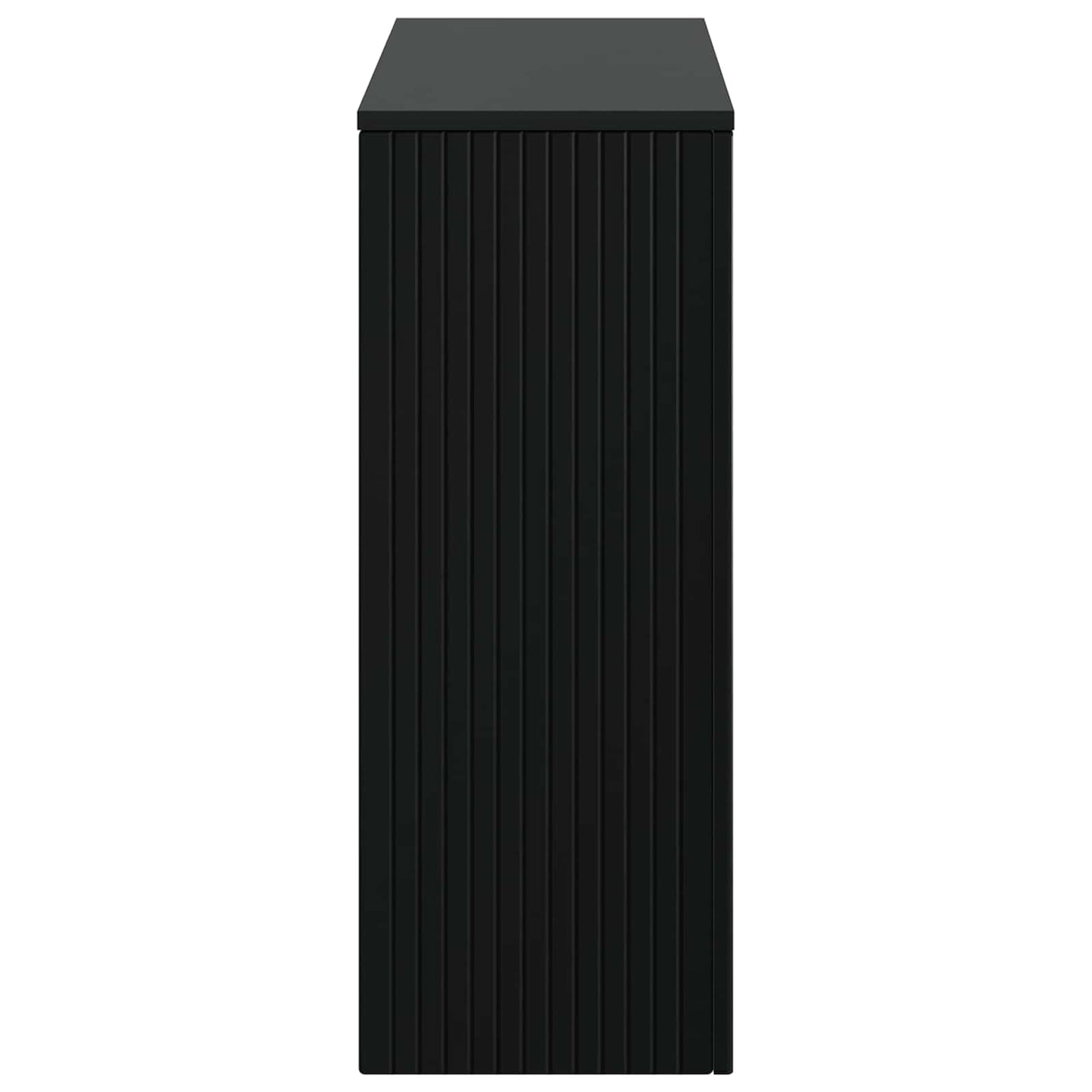vidaXL Console Table Striped Black 101 x 29 x 74 cm Engineered Wood