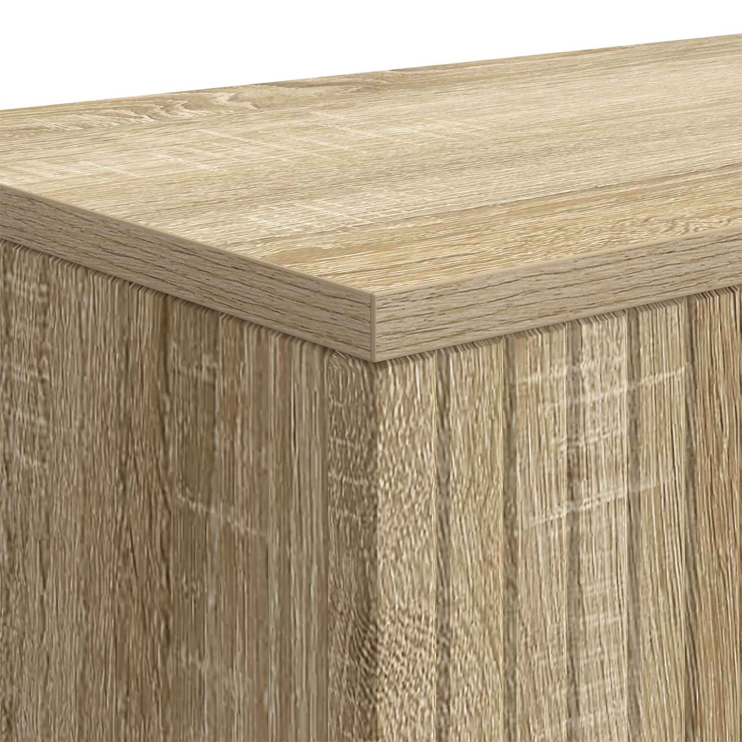 vidaXL Console Table Sonoma Oak 101 x 29 x 74 cm Engineered Wood