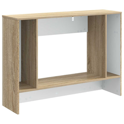 vidaXL Console Table Sonoma Oak 101 x 29 x 74 cm Engineered Wood