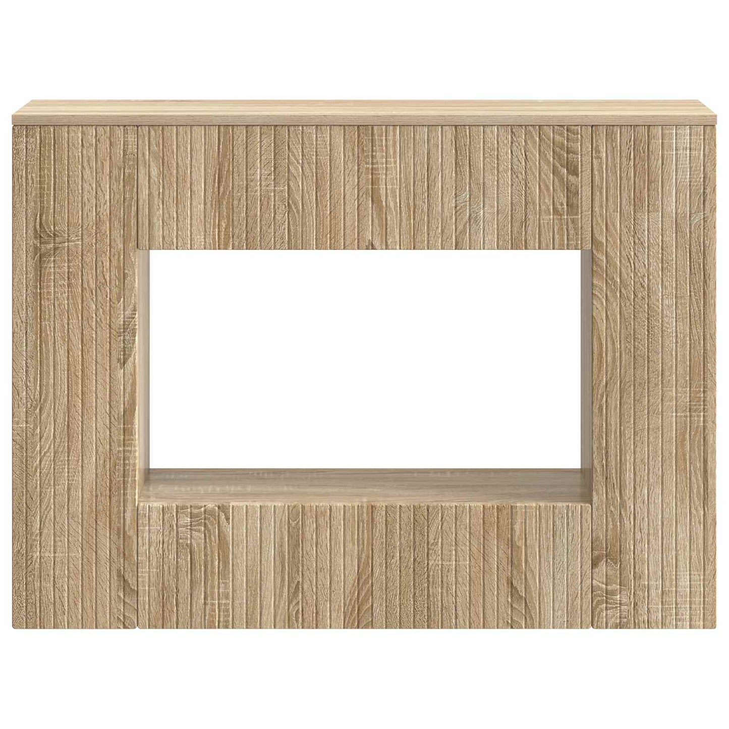 vidaXL Console Table Sonoma Oak 101 x 29 x 74 cm Engineered Wood