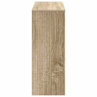 vidaXL Console Table Sonoma Oak 101 x 29 x 74 cm Engineered Wood