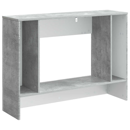vidaXL Console Table Concrete Grey 101 x 29 x 74 cm Engineered Wood