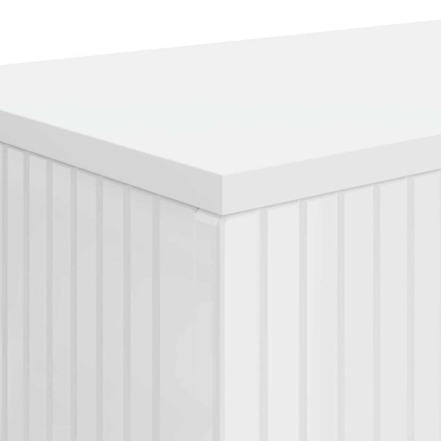 vidaXL Console Table High Gloss White 101 x 29 x 74 cm Engineered Wood