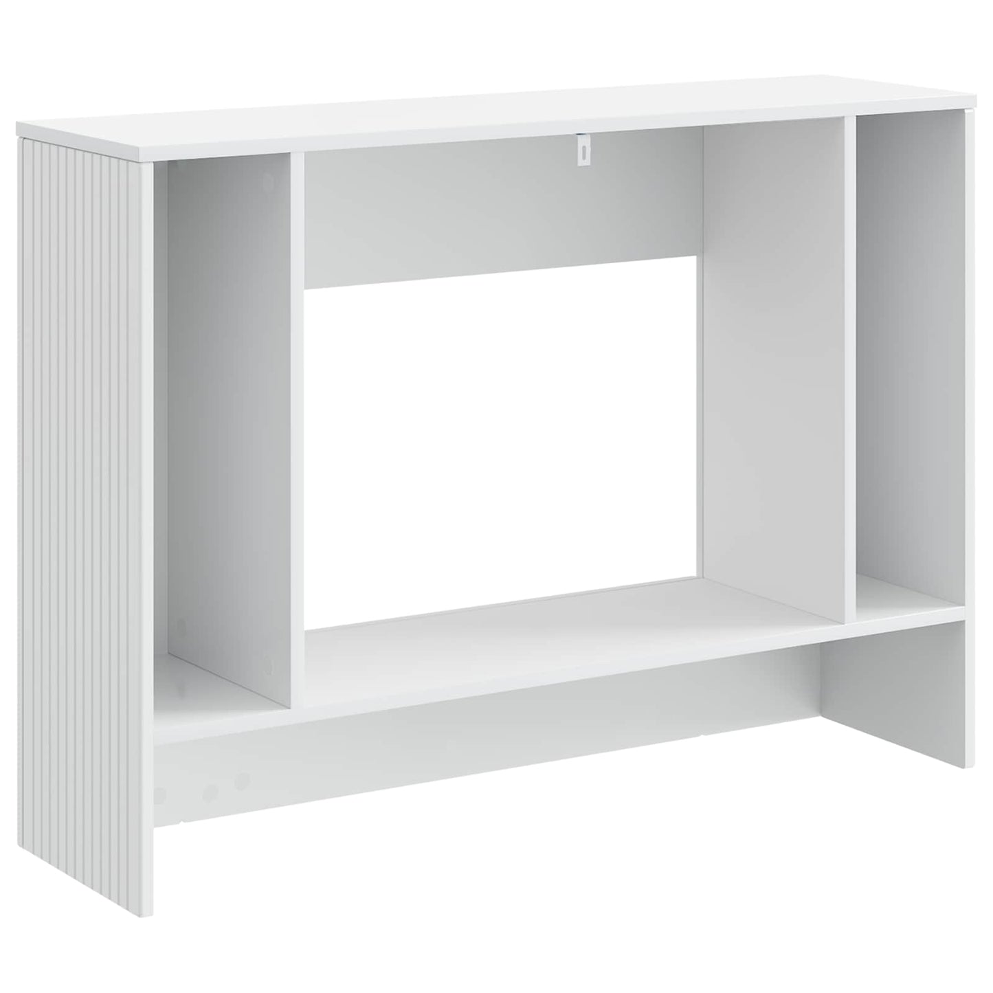 vidaXL Console Table High Gloss White 101 x 29 x 74 cm Engineered Wood