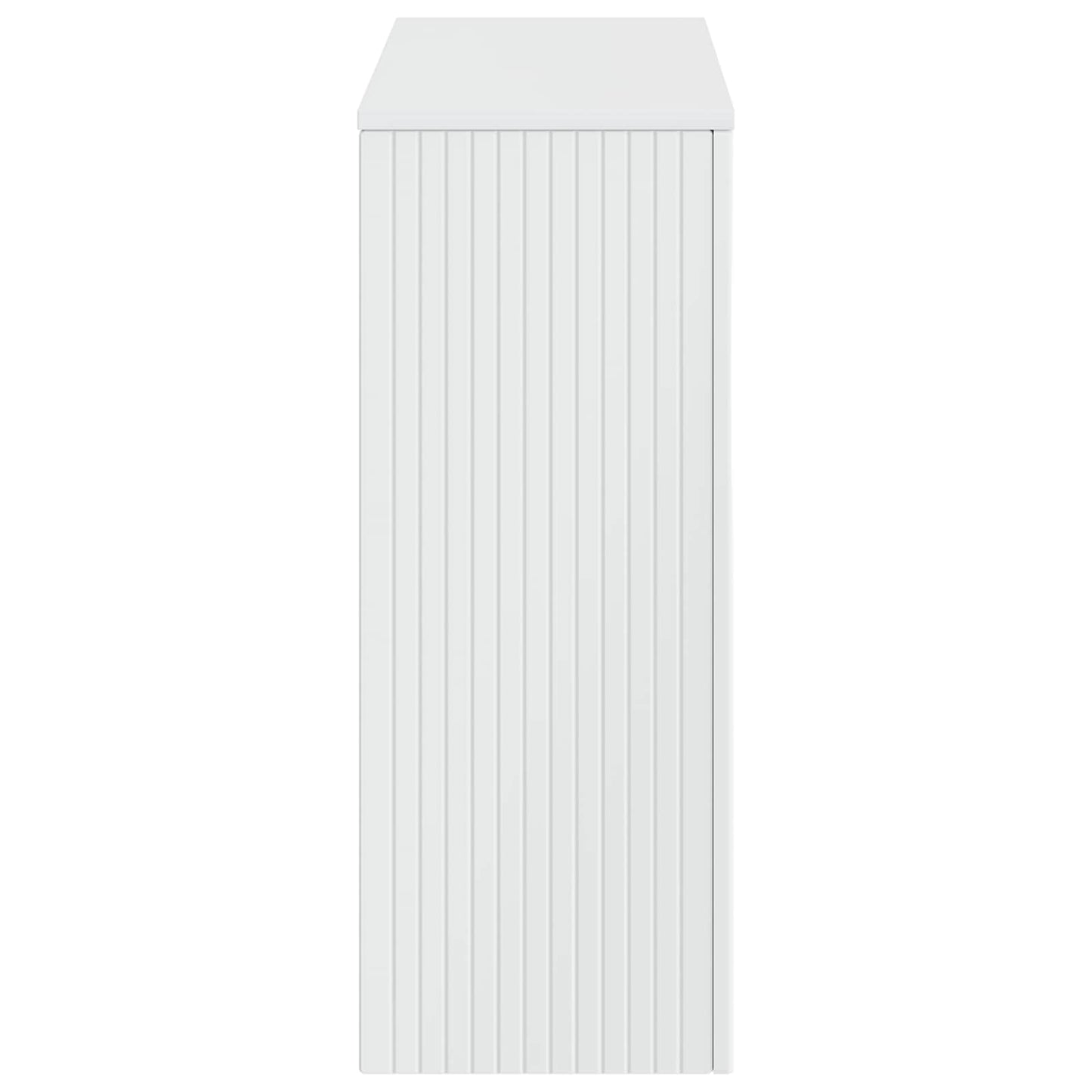vidaXL Console Table High Gloss White 101 x 29 x 74 cm Engineered Wood