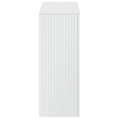 vidaXL Console Table High Gloss White 101 x 29 x 74 cm Engineered Wood