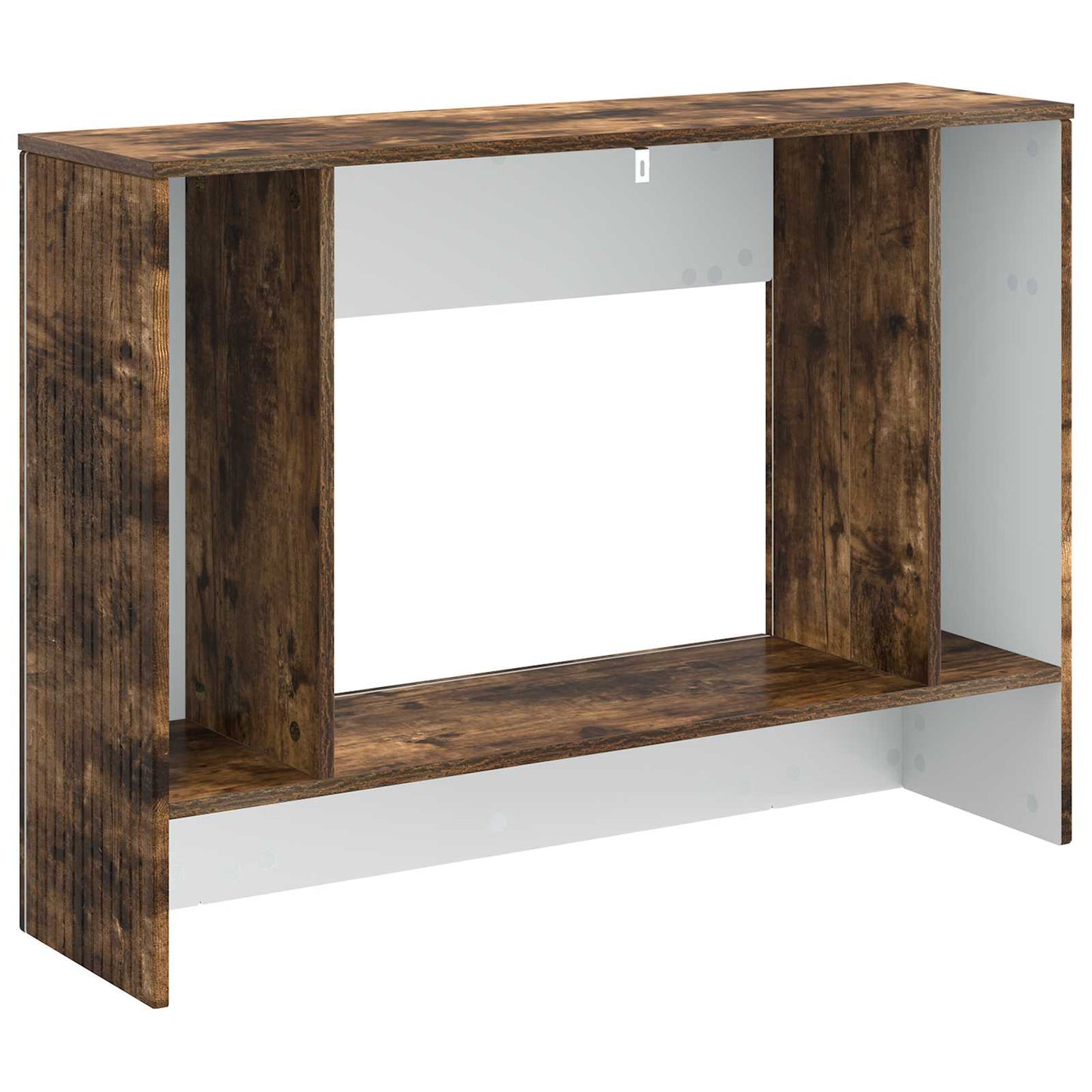 vidaXL Console Table Smoked Oak 101 x 29 x 74 cm Engineered Wood