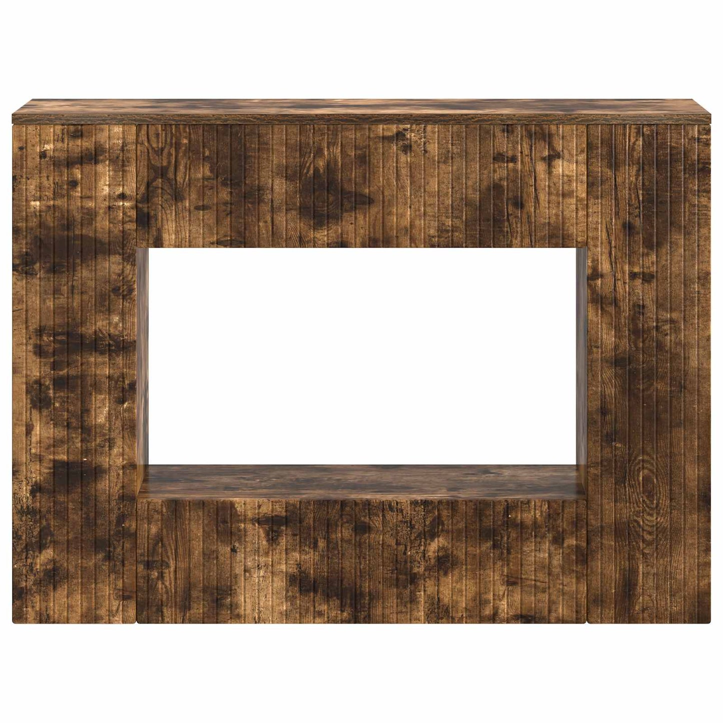 vidaXL Console Table Smoked Oak 101 x 29 x 74 cm Engineered Wood