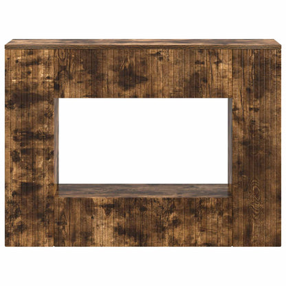 vidaXL Console Table Smoked Oak 101 x 29 x 74 cm Engineered Wood