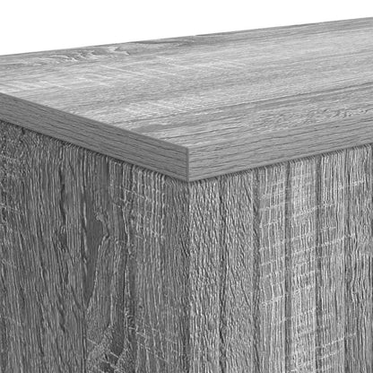 vidaXL Console Table Grey Sonoma 101 x 29 x 74 cm Engineered Wood