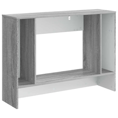 vidaXL Console Table Grey Sonoma 101 x 29 x 74 cm Engineered Wood