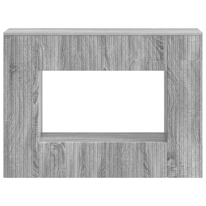 vidaXL Console Table Grey Sonoma 101 x 29 x 74 cm Engineered Wood