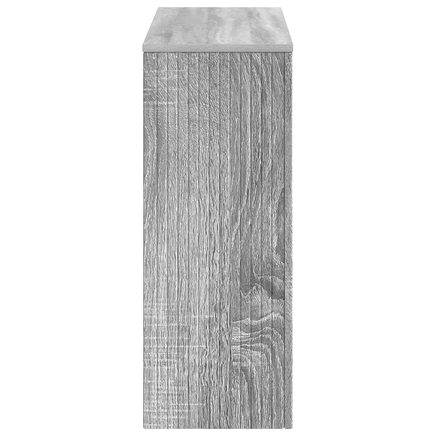 vidaXL Console Table Grey Sonoma 101 x 29 x 74 cm Engineered Wood