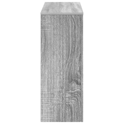 vidaXL Console Table Grey Sonoma 101 x 29 x 74 cm Engineered Wood