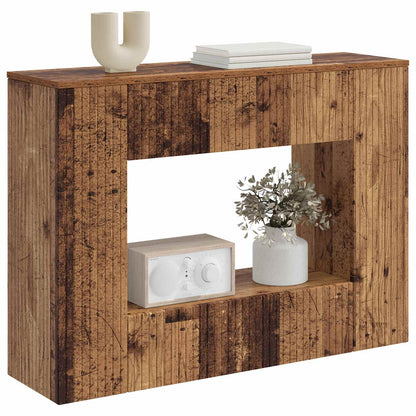 vidaXL Console Table Old Wood 101 x 29 x 74 cm Engineered Wood