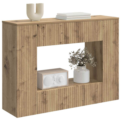 vidaXL Console Table Artisan Oak 101 x 29 x 74 cm Engineered Wood