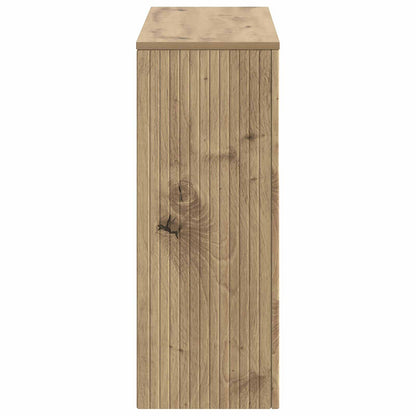 vidaXL Console Table Artisan Oak 101 x 29 x 74 cm Engineered Wood