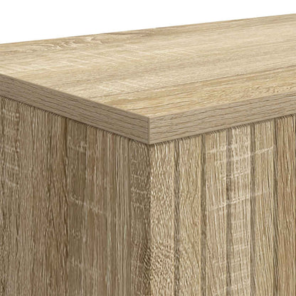 vidaXL Console Table Sonoma Oak 155 x 29 x 74 cm Engineered Wood