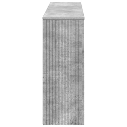 vidaXL Console Table Concrete Grey 155 x 29 x 74 cm Engineered Wood