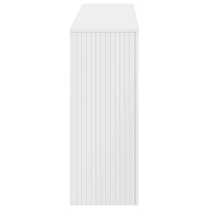 vidaXL Console Table High Gloss White 155 x 29 x 74 cm Engineered Wood