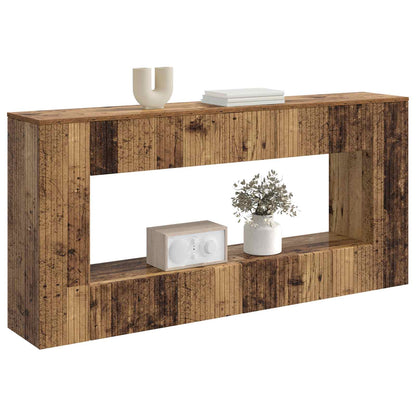 vidaXL Console Table Old Wood 155 x 29 x 74 cm Engineered Wood