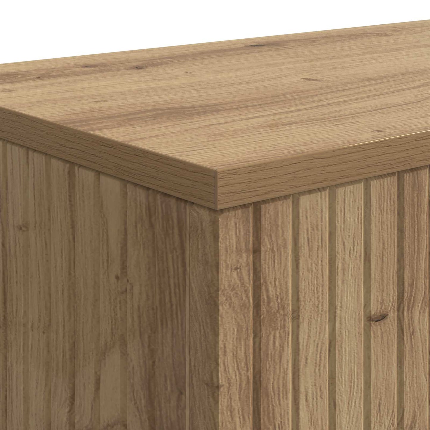 vidaXL Console Table Artisan Oak 155 x 29 x 74 cm Engineered Wood