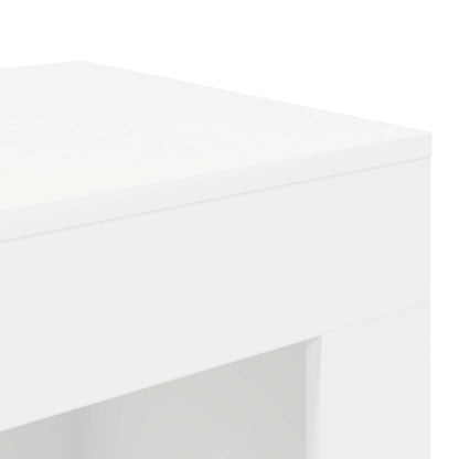 vidaXL Side Table White 60 x 40 x 65 cm Engineered Wood