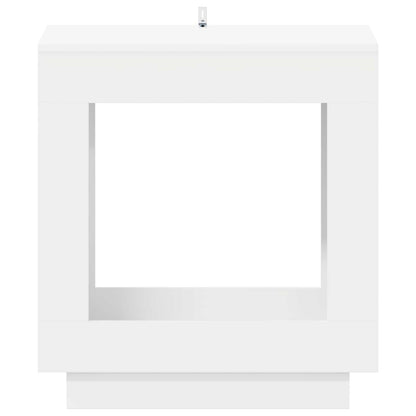 vidaXL Side Table White 60 x 40 x 65 cm Engineered Wood